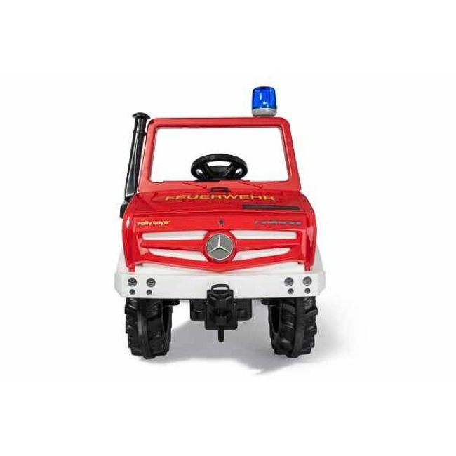 ROLLY FIRE UNIMOG WITH GEARS BRAKES & FLASHLIGHT